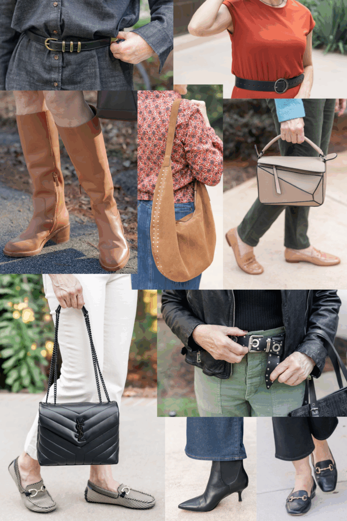 Beth Djalali fall fashion inspiration with leather pieces