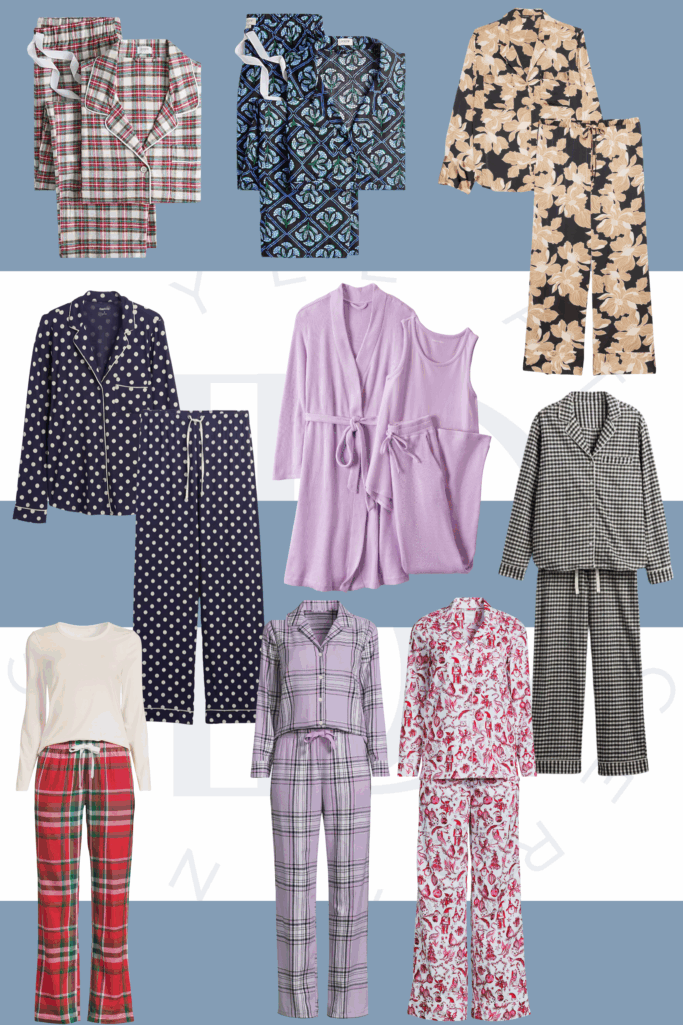 Mid-priced petite pajama favorites from J.Crew, Lands' End, and Gap.