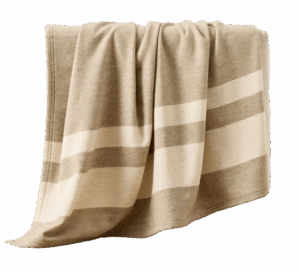 Lambs Wool Striped Throw