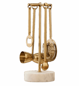 Gold Bar Tool Set with Stand