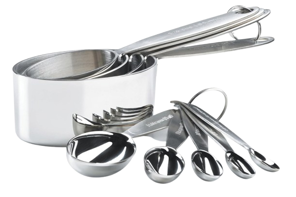 Stainless steel Cuisipro Measuring Spoons and Cups Set