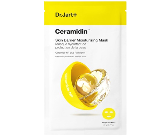 Dr. Jart+ Ceramidin Facial Mask to moisturize skin