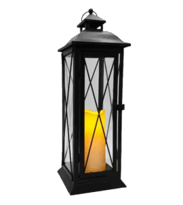 Metal Lanterns with LED Candles