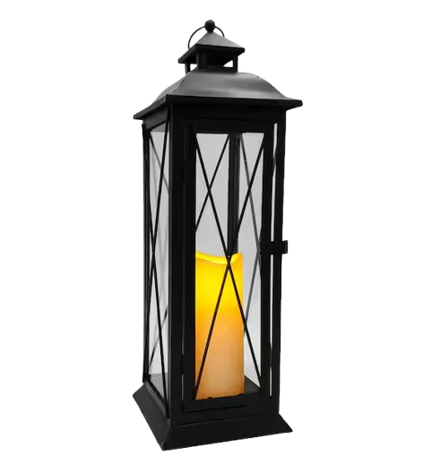 Metal Lanterns with LED Candles
