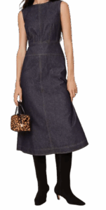 Ann Taylor Weekend Collection Denim Midi Dress
