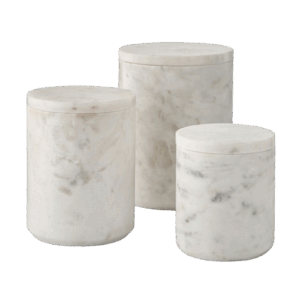 Williams Sonoma Marble Cannisters