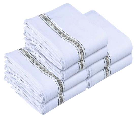 Utopia Cotton Kitchen Towels, Set of 6