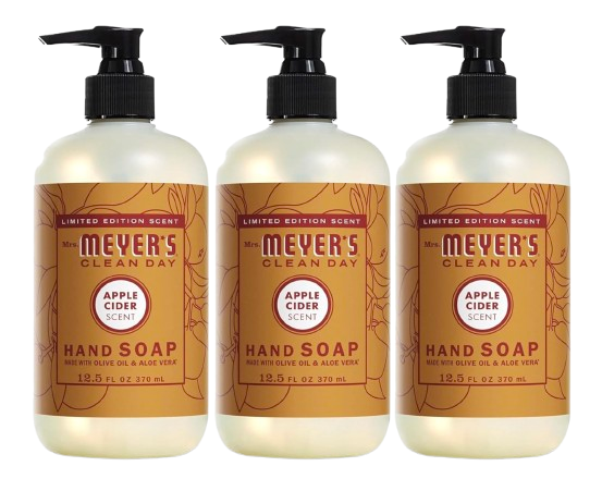 Mrs. Meyer’s Apple Cider Hand Soap, 3-Pack