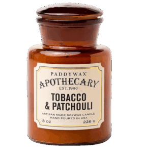 Paddywax Tobacco & Patchouli Soy Candle