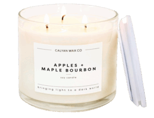 Calyan Wax Co. Apples & Maple Bourbon Candle
