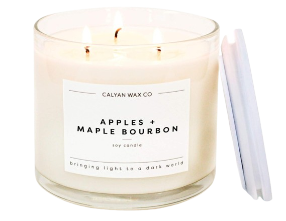 Calyan Wax Co. Apples & Maple Bourbon Candle
