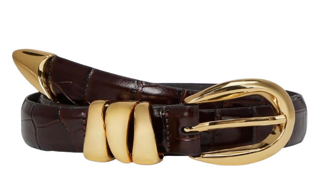 Madewell Croc-Embossed Belt