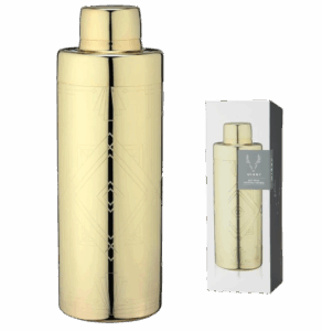 Viski Gold Art Deco Cocktail Shaker