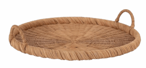 Kate and Laurel Rattan Serving Tray