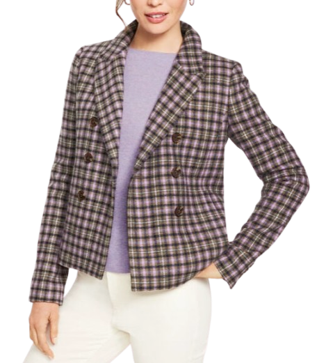Talbots Pemberly Plaid Jacket