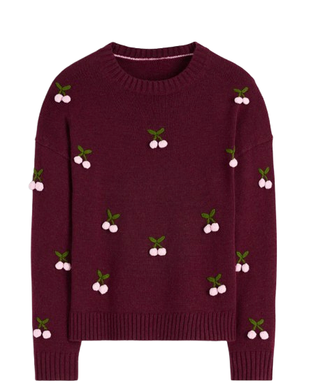 Boden Embroidered Sweater