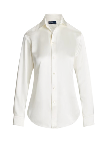 Ralph Lauren Ivory Silk Shirt