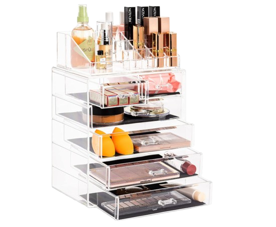 Sorbus Acrylic Makeup Organizer