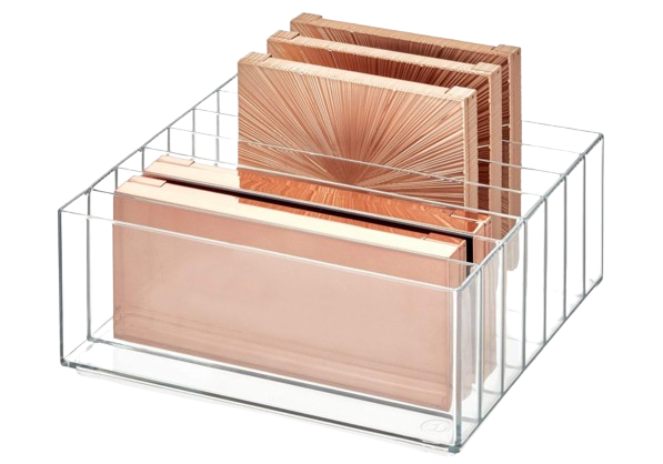 iDesign Clarity Cosmetic Palette Organizer