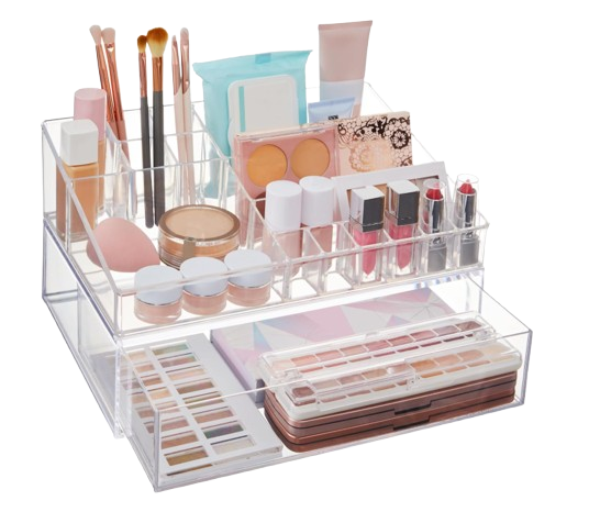 STORi Clear Acrylic Makeup Organizer