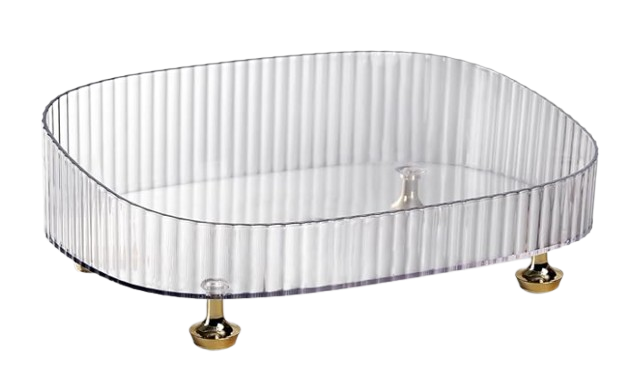 Ribbed Acrylic Perfume Tray