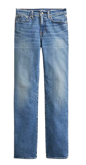 J.Crew Nipped Straight Jean in Rigid