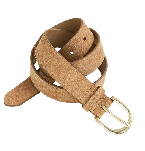 J.Crew Suede Belt – Hazelnut Latte