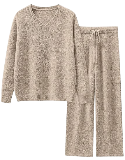 ANRABESS Fuzzy Lounge Set