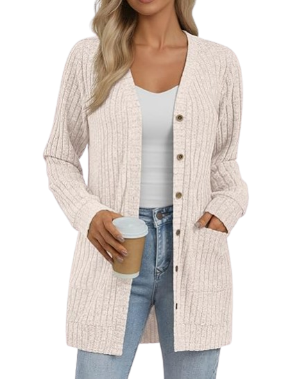 AUTOMET Open-Front Cardigan