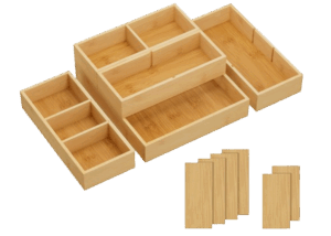 Lifewit Adjustable Drawer Organizer Set