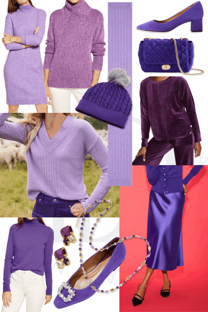 Talbots Sale items in purple hues
