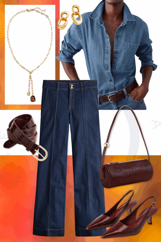 wide leg jeans outfit inspiration