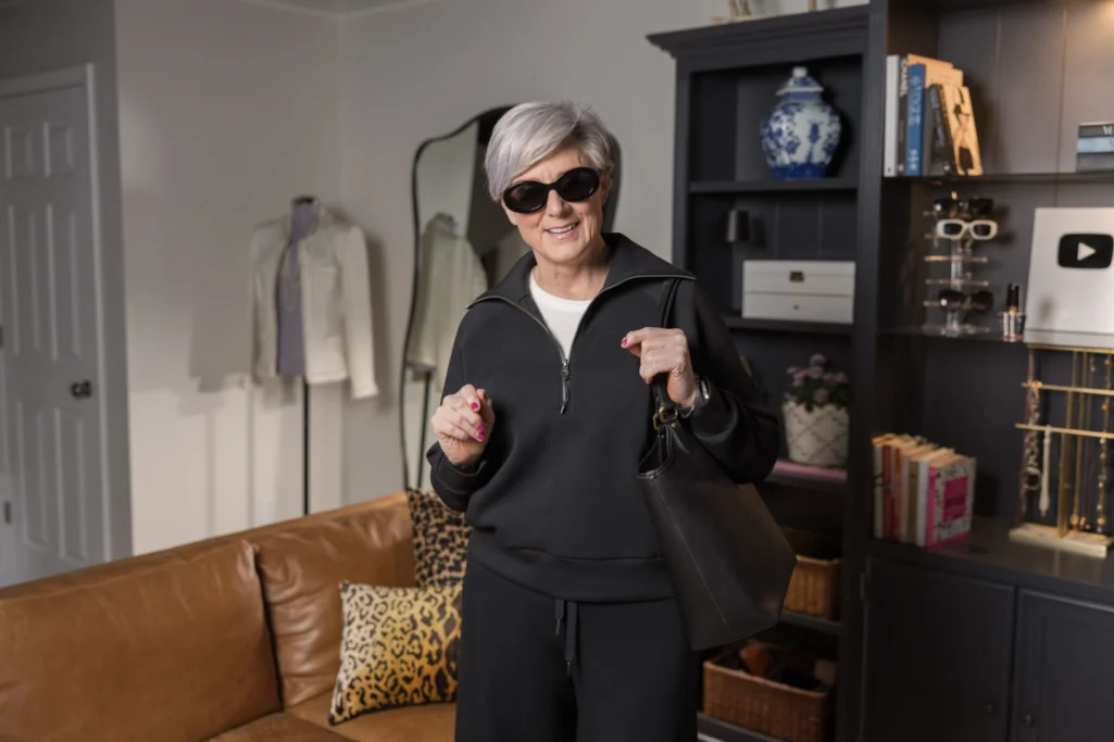 Beth wears a Spanx AirEssentials Matching Set