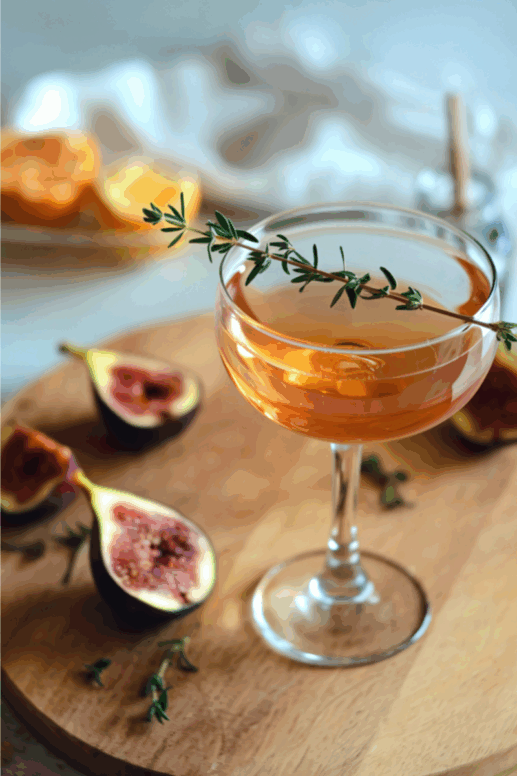 The Essentials for a Chic Thanksgiving Bar Cart