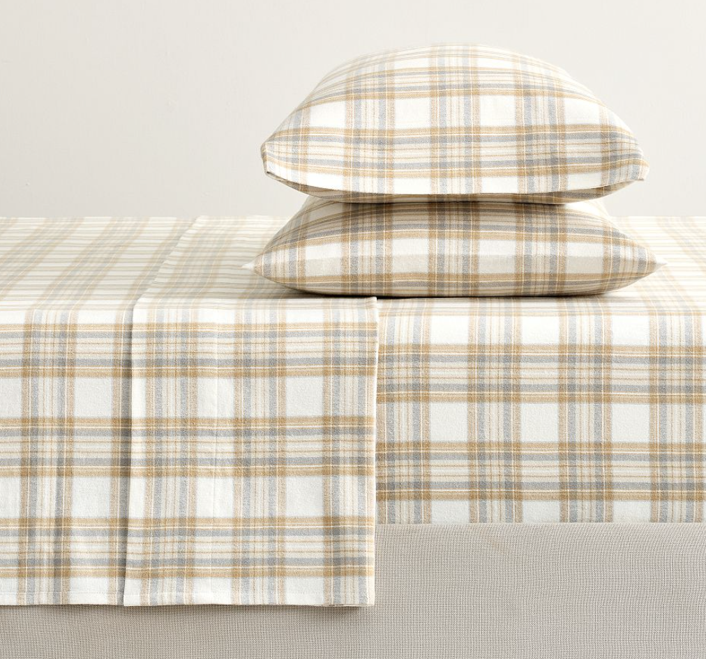Stewart Plaid Flannel Sheet Set