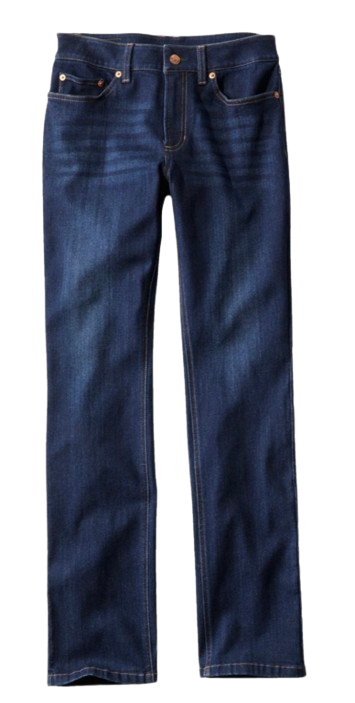 L.L. Bean Mid-Rise Straight Leg Jeans