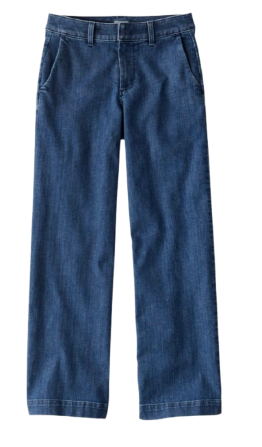 L.L. Bean Wide Leg Trouser Jeans
