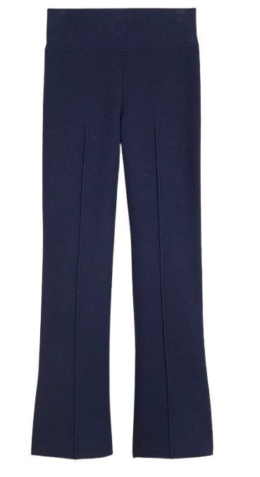 Petite Delaney Kickout Sweater Pant – Navy