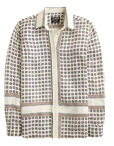 Classic Fit Shirt in Foulard Print