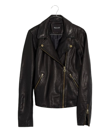 Madewell Washed Leather Moto Jacket