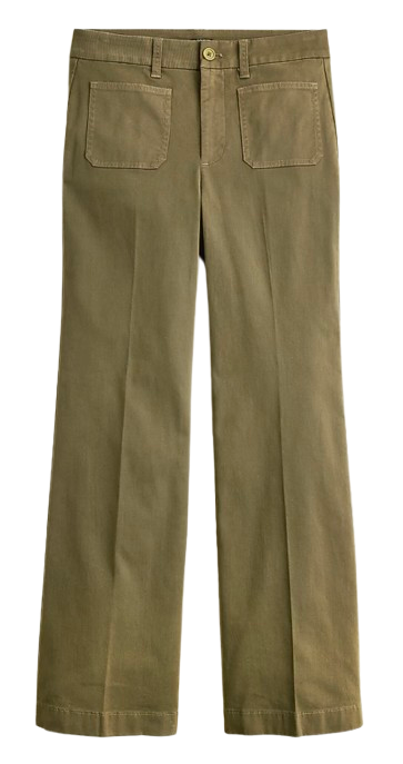 J.Crew Charley Kickout Cropped Chinos