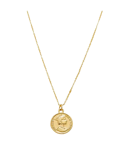 Adina Eden Gold Coin Pendant