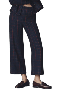 Maeve Colette Cropped Knit Wide-Leg Pants