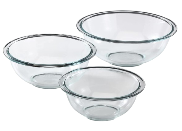 Pyrex Smart Essentials 3-Piece Mixing Bowl Set