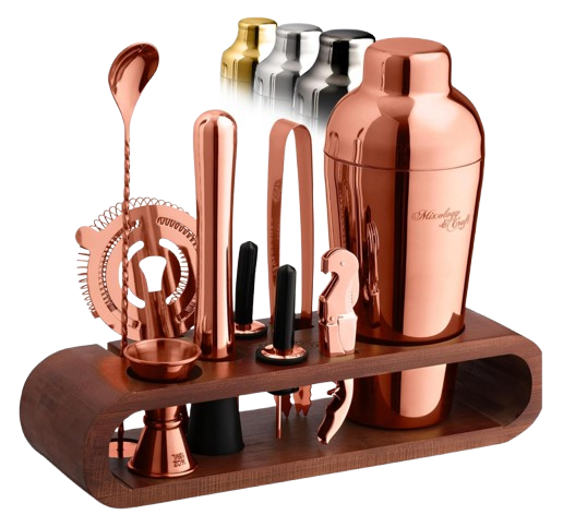 Mixology & Craft Copper Cocktail Set