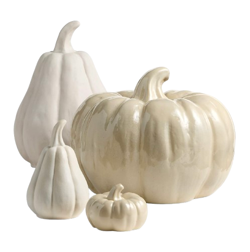 Harvest Small Ceramic Pumpkins