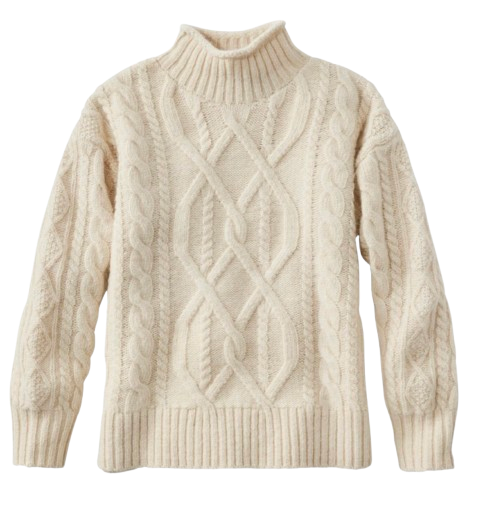 Heritage Wool-Blend Cable Knit Sweater