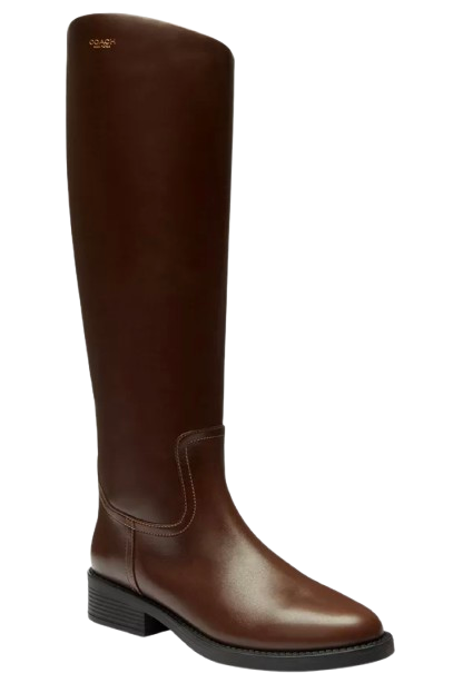 Coach Round Toe Tall Boots