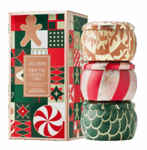 Voluspa Mini Tin Candle Trio Set