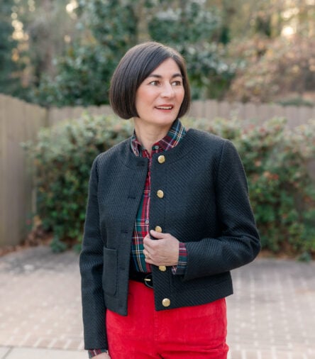 Red Corduroy Pants Are Having a Moment—Here’s How Petites Should Wear Them